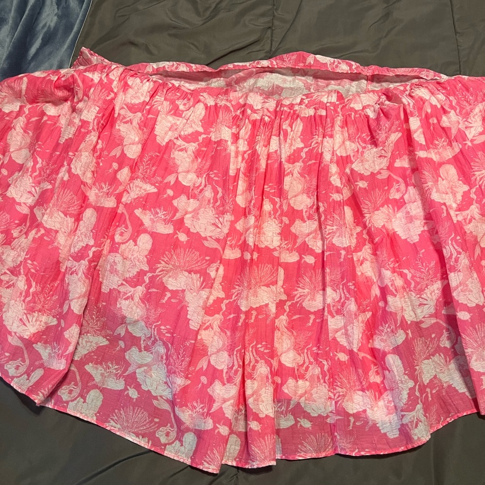 LoveShackFancy Vibrant Pink Floral Maxi Skirt - Picture 13 of 15